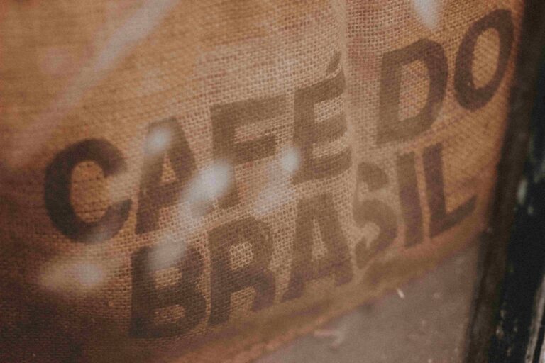 Photo d'un sac de café du Brésil